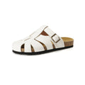 Damen bequeme Sandalen mit modischer Schnallenverzierung EB