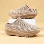 Damen bequeme Clogs mit atmungsaktivem Obermaterial und rutschfester Sohle EB