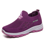 Damen Bequeme Slip-On Laufschuhe mit rutschfester Sohle EB
