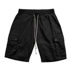 Herren Cargo-Bermudashorts aus Leinen-Baumwoll-Mix