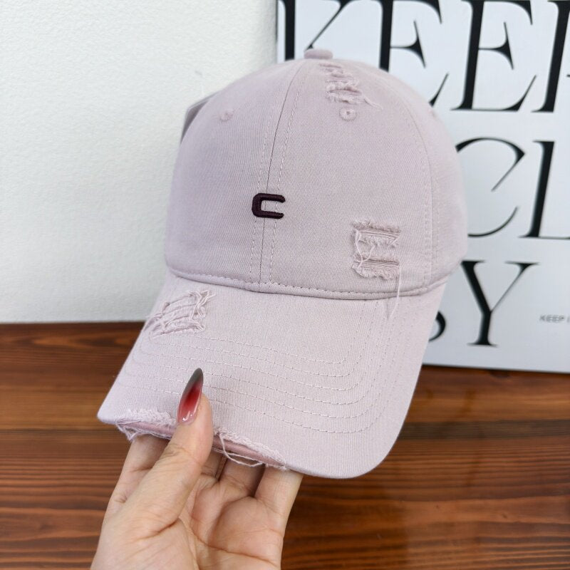 Herrenkappe im Distressed-Look