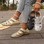 Damen Atmungsaktive Sommer-Sandalen mit raffinierten Schnittdetails EB