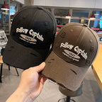 Herren-Baseballkappe mit Distressed-Grafik