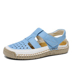 Damen Bequeme und luftige Freizeitsandalen mit ergonomischem Fußbett EB