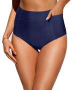 Damen High-Waist Badeshorts
