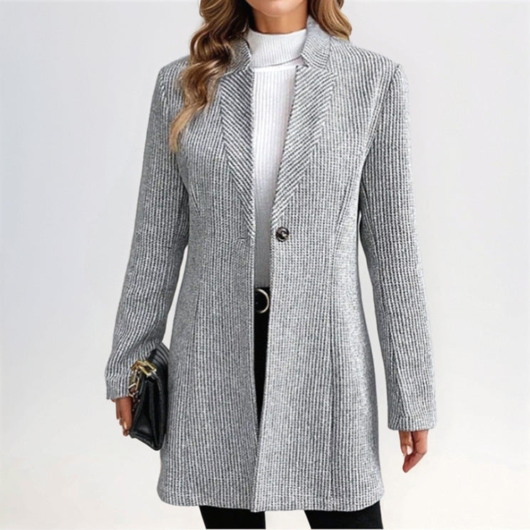 Damen eleganter strukturierter Blazer EB