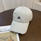 Herren-Baseballkappe im Distressed-Look
