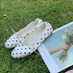 Damen Ballerinas mit femininem Schleifenakzent und weicher Innensohle EB
