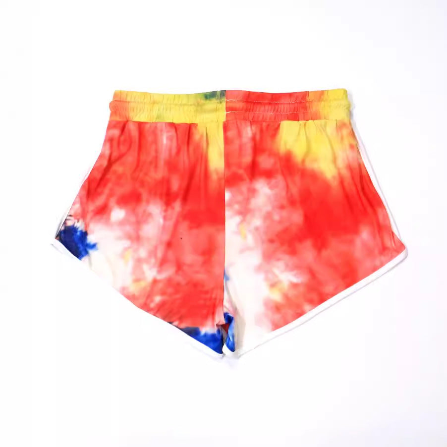 Lässige Damen-Badeshorts mit Farbverlauf