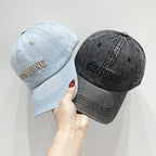 Herren-Denim-Baseballkappe