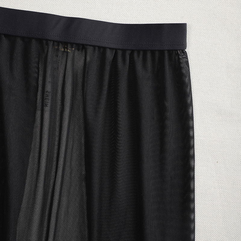 Damen Elegante Strandrobe mit transparenten Einsätzen EB