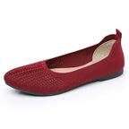 Damen Bequeme Ballerinas aus atmungsaktivem Netzmaterial EB