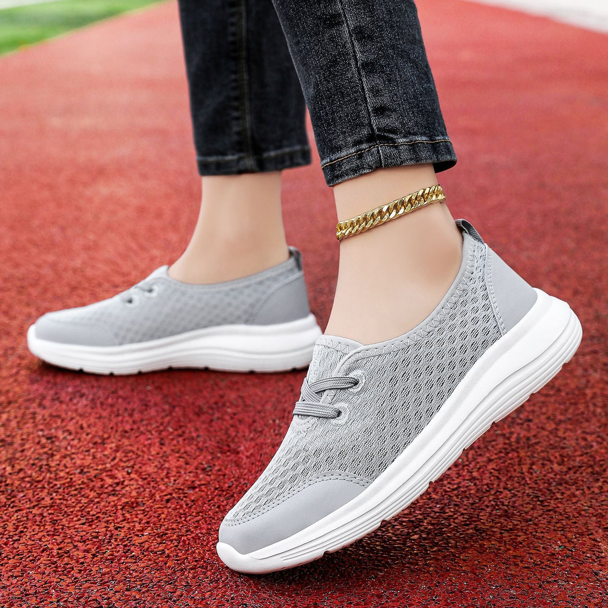 Damen Atmungsaktive Freizeitschuhe mit flexibler Sohle EB