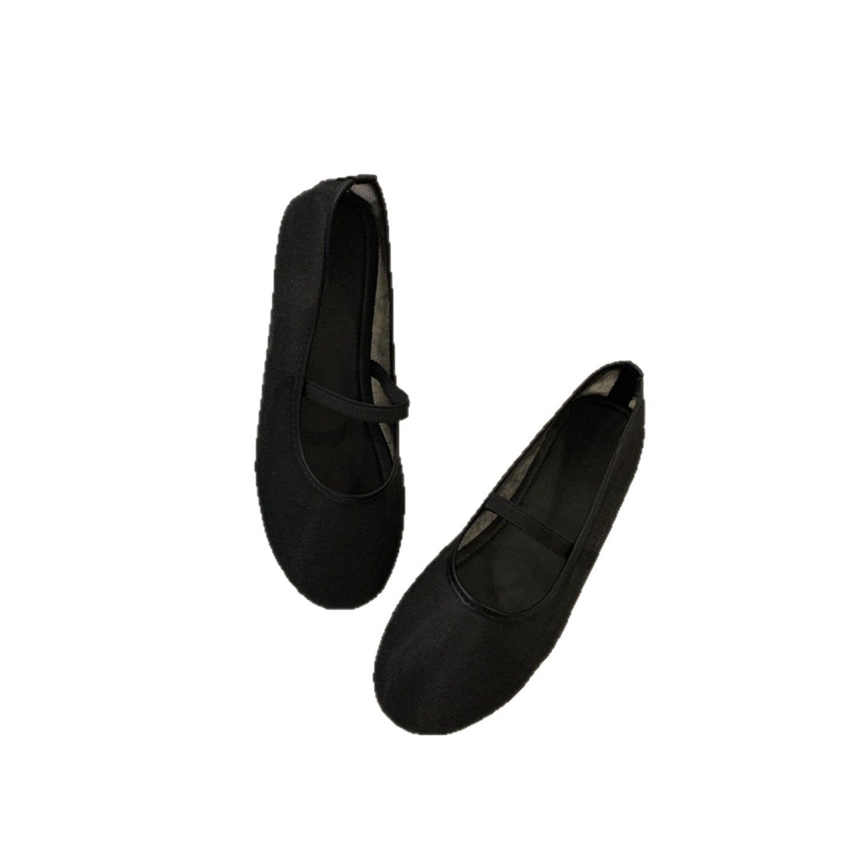 Damen Ballerinas aus atmungsaktivem Mesh mit komfortablem Riemen EB
