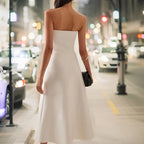 Damen elegantes Abendkleid mit raffinierten Rüschendetails EB