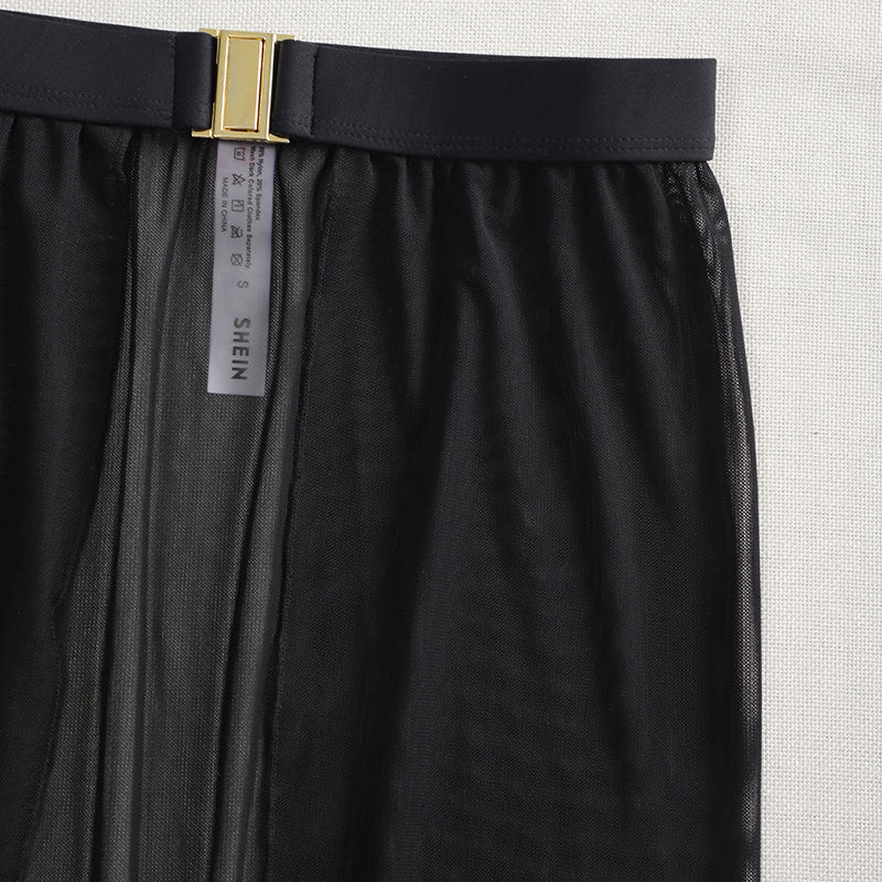 Damen eleganter Maxi Rock EB
