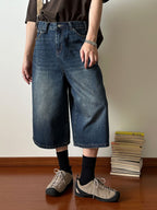Lockere Jeansshorts für Damen