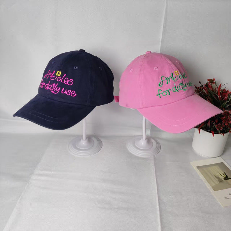 Lässige bestickte Damen-Baseballkappe