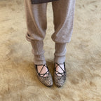 Damen Ballettschuhe im Tierfell-Look EB