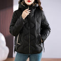 Damen isolierte Pufferjacke mit hohem Kragen und praktischen Reisverschlusstaschen EB