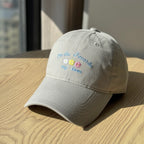 Damen Baseballcap mit Textstickerei