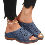 Damen Bequeme und modische Zehentrenner-Sandalen EB