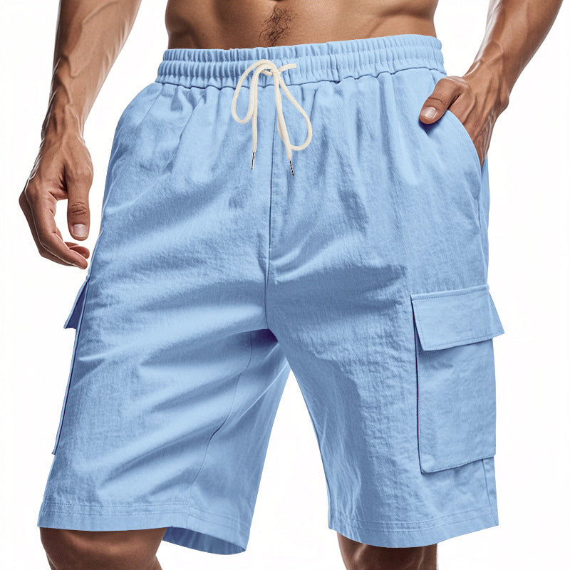 Technische Cargo-Shorts für Herren mit elastischem Kordelzugbund