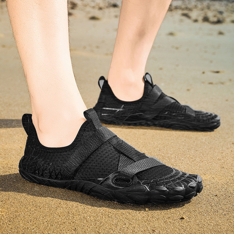 Damen Aqua-Fitness-Schuhe mit elastischen Riemen und atmungsaktivem Obermaterial EB