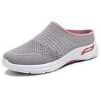 Damen Bequeme und atmungsaktive Clogs mit elastischem Obermaterial EB