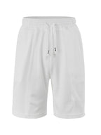 Atmungsaktive Herren-Waffel-Pyjamashorts mit Komfortbund und Kordelzug