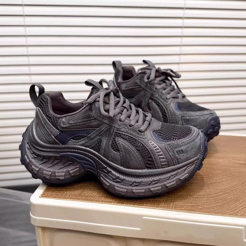 Damen Sportliche Lauf- und Freizeitschuhe mit atmungsaktiver Obermaterialstruktur und dämpfender Sohle EB