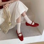 Damen Ballerina-Schuhe mit praktischem Riemchen und elegantem Design EB