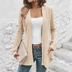 Damen lässiger Strickmantel EB
