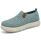 Damen Bequeme Slip-On Freizeitschuhe mit rutschfester Sohle und atmungsaktivem Obermaterial EB