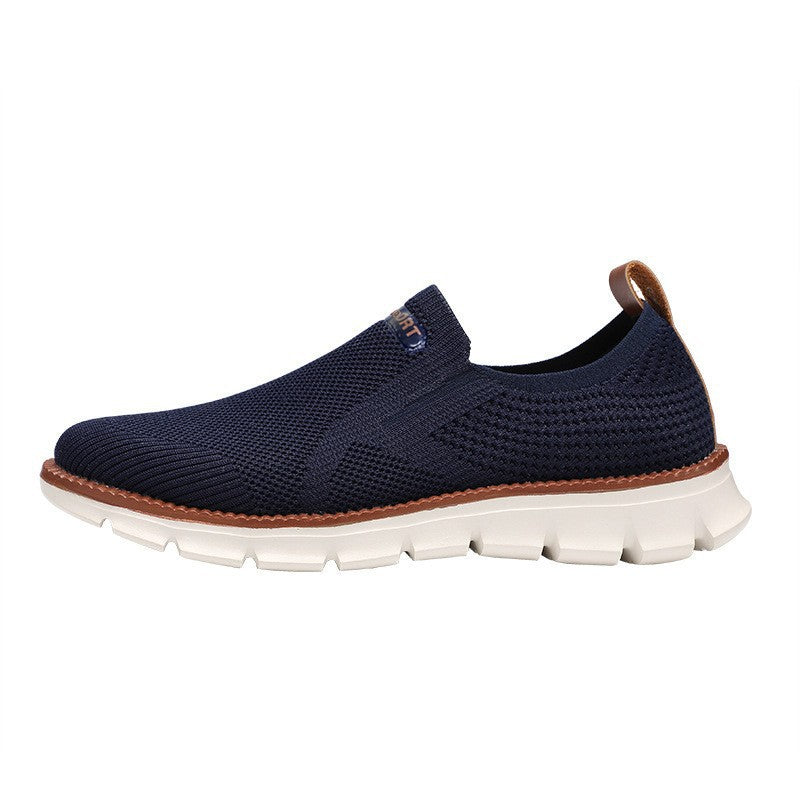 Damen Bequeme Slip-On Laufschuhe mit atmungsaktivem Obermaterial EB