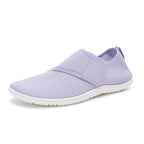 Damen bequeme Slip-On Freizeitschuhe mit elastischem Verschluss EB