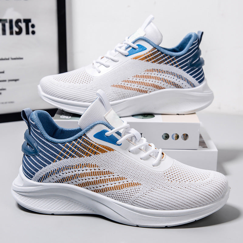 Damen Atmungsaktive Laufschuhe mit flexiblen Netz-Einsätzen und rutschfester Sohle EB