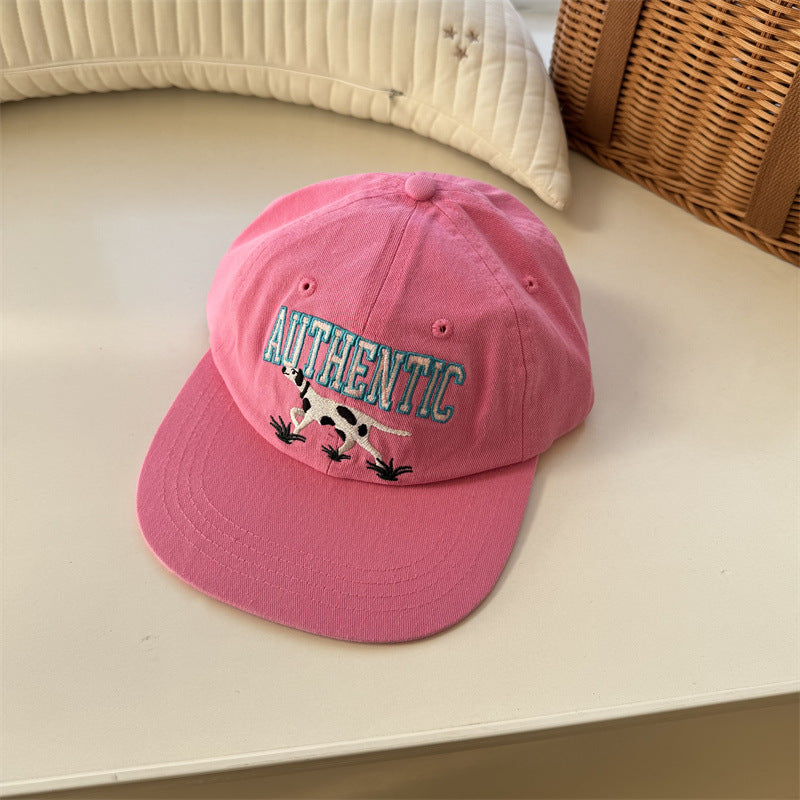 Baseballkappe mit Kuh-Grafik für Damen