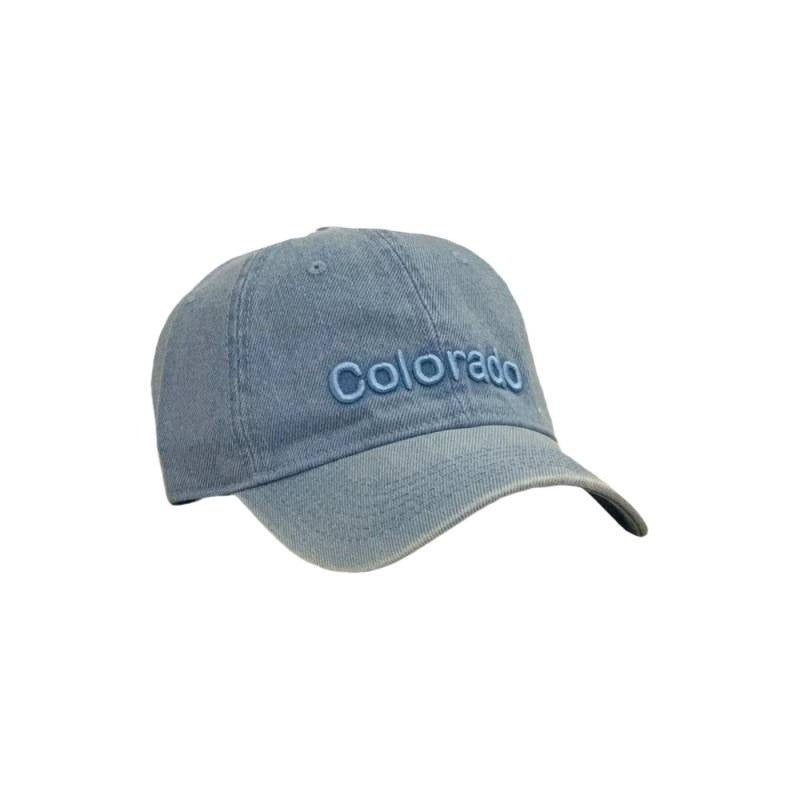Damen-Baseballcap aus Baumwolle mit Stickerei im Distressed-Look