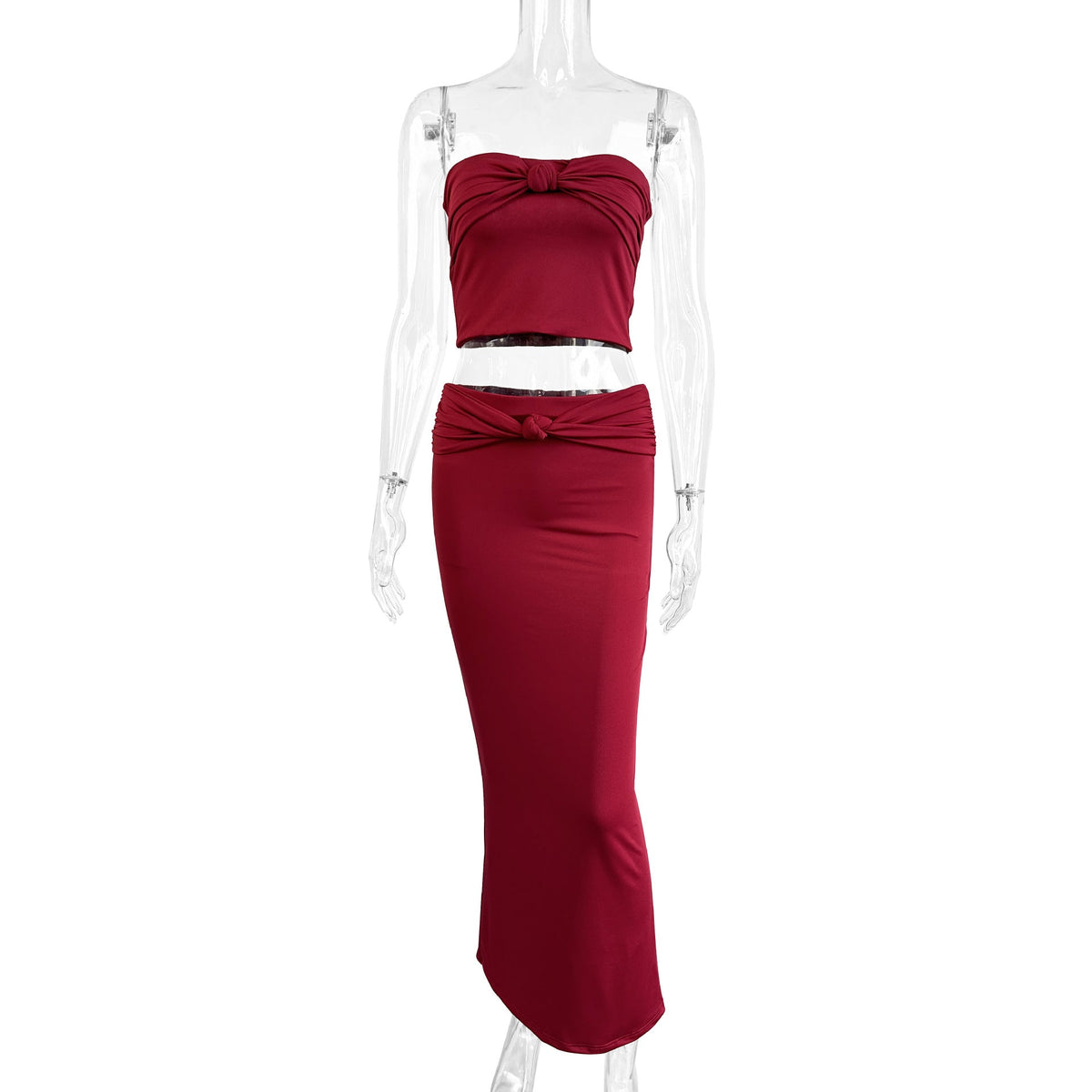 Damen Crop Top und Rock Set EB