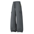 Herren Cargo-Shorts mit elastischem Bund, Kordelzug und Reißverschlusstaschen