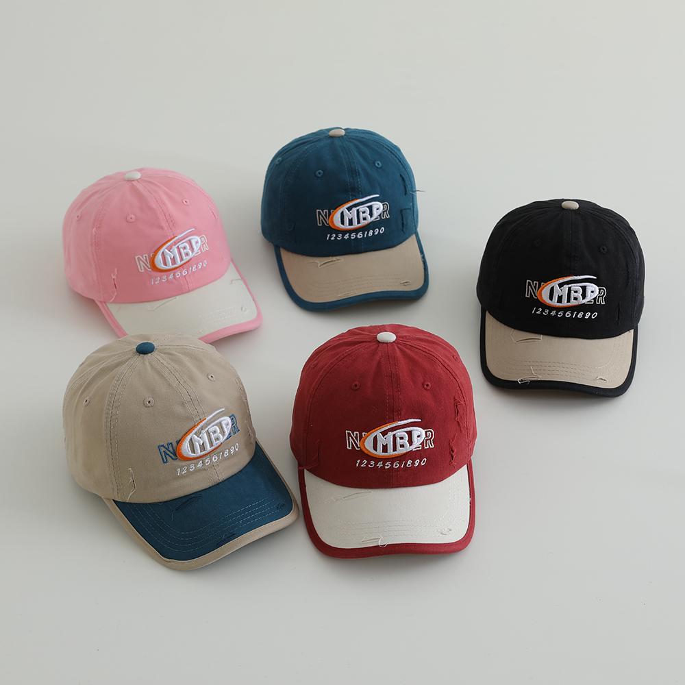 Herren-Baseballkappe aus Baumwolle im Used-Look