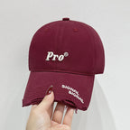 Damen Baseballcap im Distressed-Look
