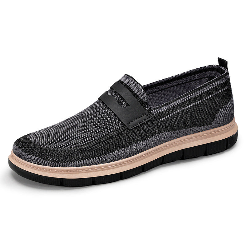 Damen Sportliche Slip-On Schuhe mit elastischem Obermaterial EB
