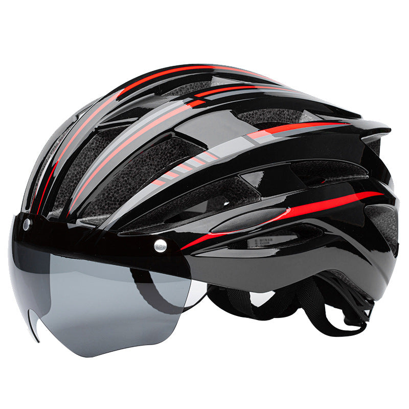 Fahrradhelm mit Visier