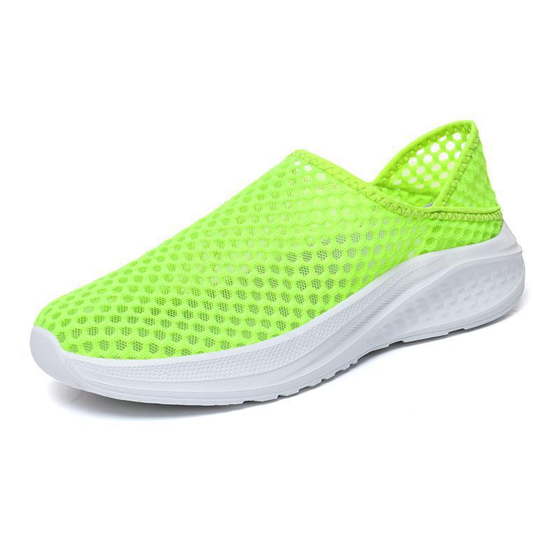 Unisex nan leichtgewichtiger Casual-Mule mit Honigwaben-Mesh, gepolstertem Fußbett und rutschfester Laufsohle EB
