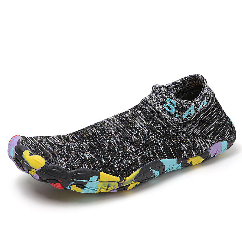 Unisex nan ultraflexibler Strick-Sockenschuh mit anatomischer Mehrzonen-Gummisohle und schnelltrocknender Konstruktion EB
