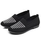Damen Bequeme Slip-On Schuhe EB