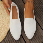 Damen atmungsaktive Slip-On Loafer aus flexiblem Netzmaterial EB