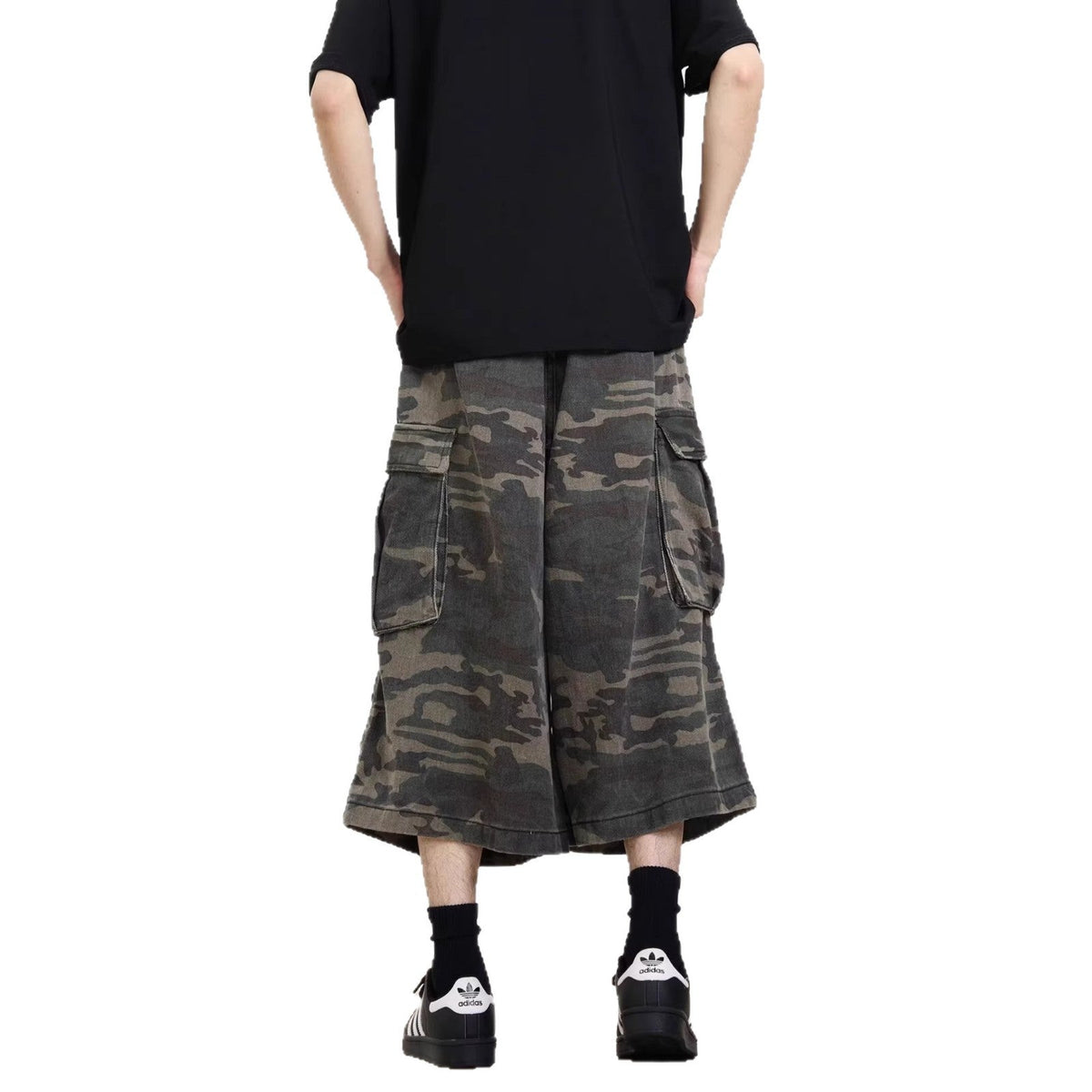 Modische Cargo-Shorts für Herren mit lockerer Passform